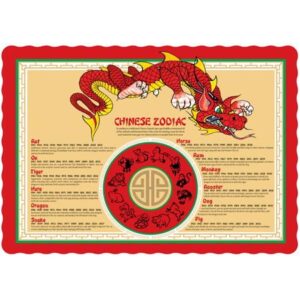 #496 Dragon Zodiac Placemat, (1000)