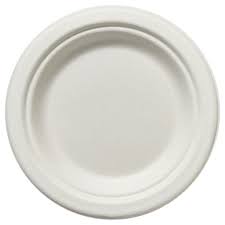 6" Sugarcane Plates Round, 1,000/case
