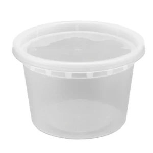 Deli Containers - Heavy-Combo 240 Sets 12 oz