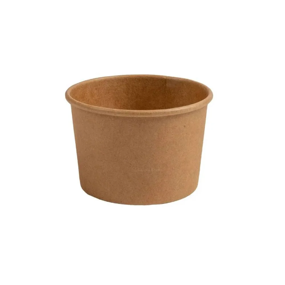 paper soup containers kraft 8oz 1000 cs